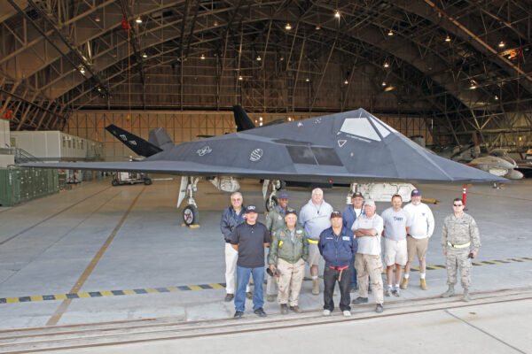 F-117 tow to Edwards AFB, Calif.